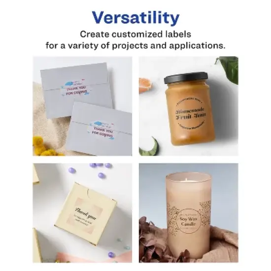 Avery Matte Clear Labels,  5/8" x 3" Rectangle image {2}