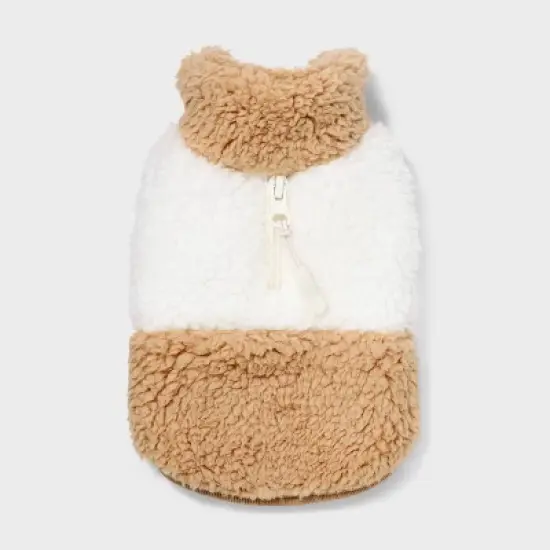 Faux Shearling Neutral Dog Vest - Boots & Barkley&trade; image {1}