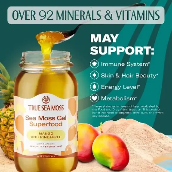 MANGO & PINEAPPLE SEA MOSS GEL image {1}