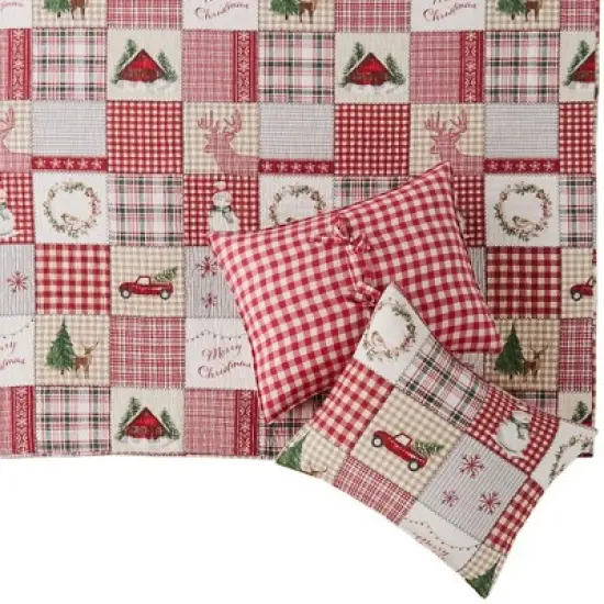 Home For Christmas Bedspread Set - Levtex Home image {3}