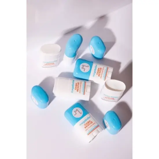 Megababe Thigh Rescue Lotion Anti-Chafe Stick - Trial Size - Pomegranate/Citrus Scent - 0.81oz image {5}