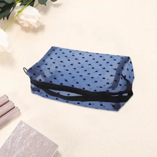 Unique Bargains Convenient Heart Pattern Makeup Bag 1 Pc image {2}