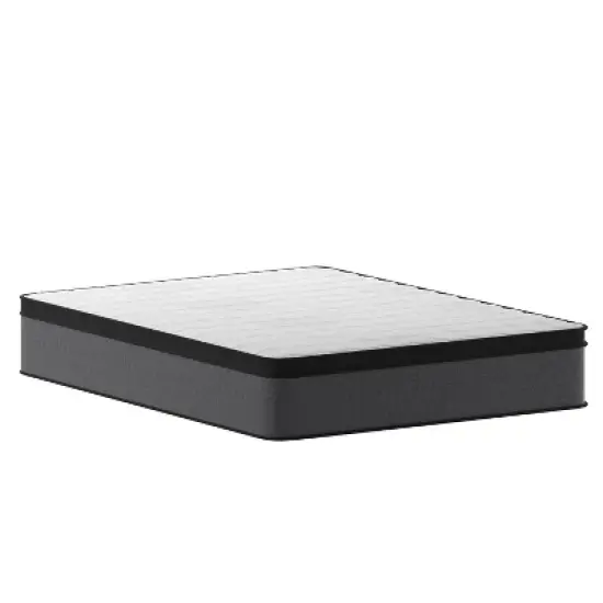 Merrick Lane Full Size 13" Euro Top Mattress in a Box with Hybrid Pocket Spring and Foam Design for Supportive Pressure Relief image {14}