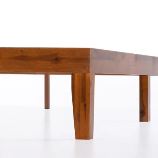 12" Naturalista Classic Solid Wood Platform Bed - Mellow image {5}