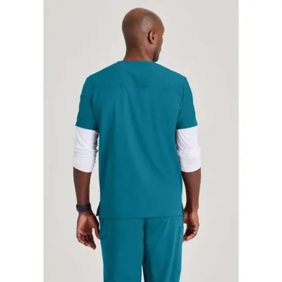Barco Unify Men's Rally 3-Pocket V-Neck Scrub Top image {3}