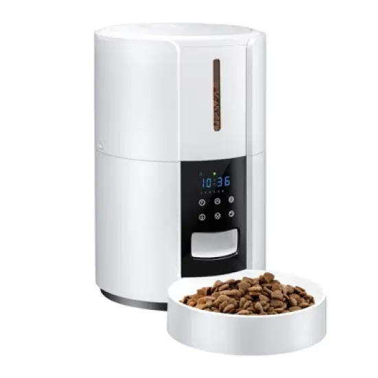 WOPET Automatic Cat Feeder Dry Food Dispenser 5L Timed with Portion Control image {9}