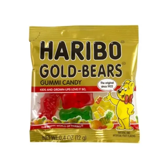 Haribo Gold Gummy Bears Snack-Size Packs - 22.8oz/54ct image {1}