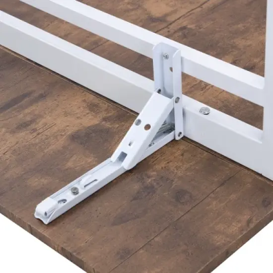 Farmhouse 5-piece Counter Height Drop Leaf Dining Table Set-ModernLuxe image {10}