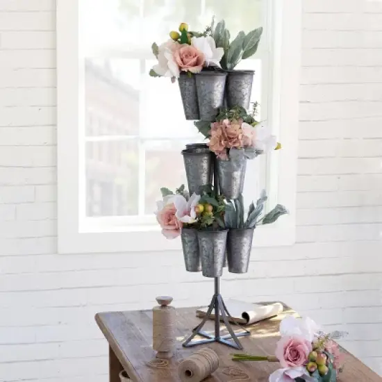 Park Hill Collection Tabletop Flower Bundle Display Rack image {1}