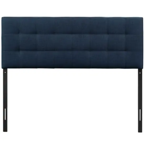 Full Lily Upholstered Fabric Headboard Navy - Modway image {2}