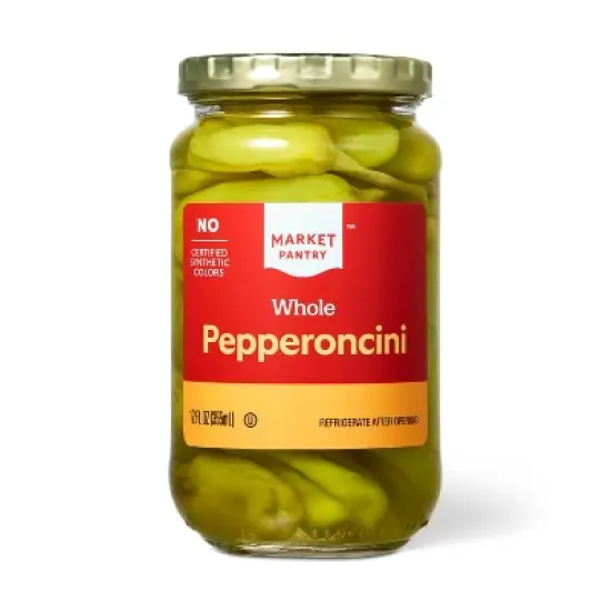 Whole Pepperoncinis 12 fl oz - Market Pantry&trade; image {3}
