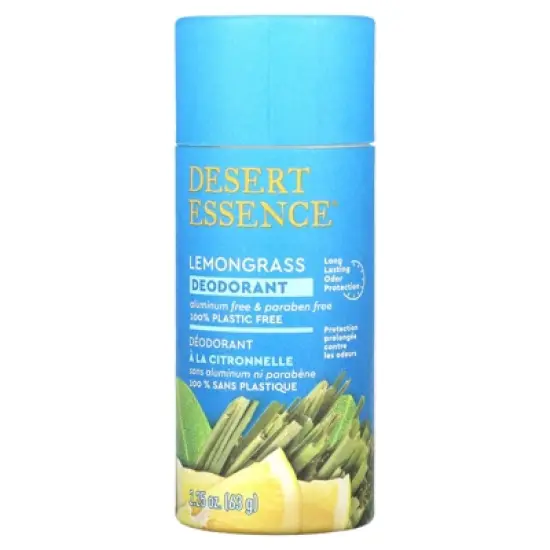 Desert Essence Deodorant, Lemongrass , 2.25 oz (63 g) image {4}