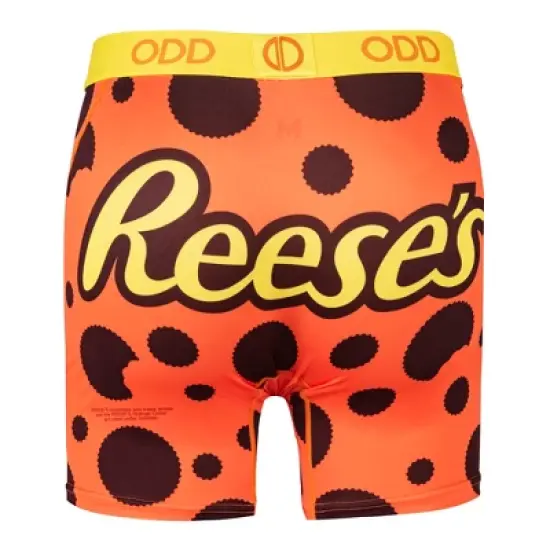 Odd Sox, Reese's Peanut Butter Cups, Novelty Boxer Briefs For Men, Medium image {1}