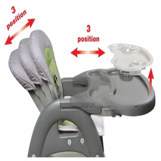 Badger Basket Envee II Baby High Chair with Playtable Conversion image {4}