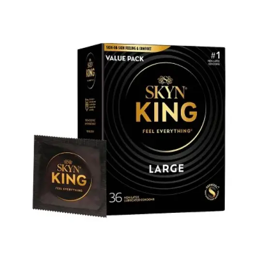 SKYN King Large Non-Latex Condoms - 36ct image {1}