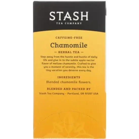 Stash Tea Herbal Chamomile Tea - Case of 6/20 Bags image {3}