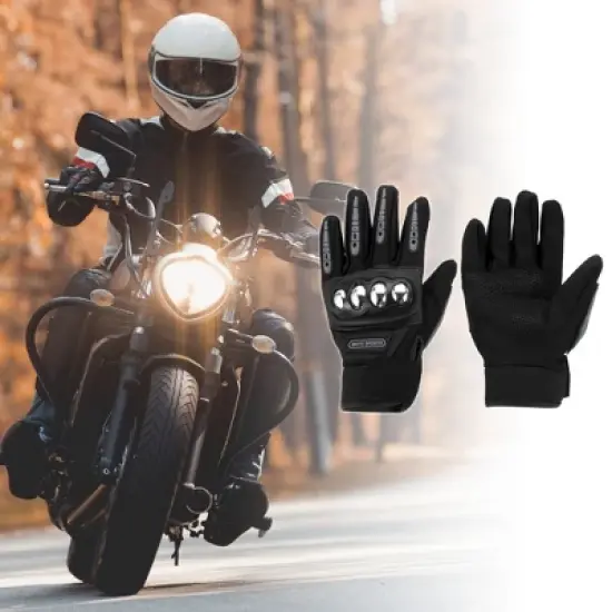 Unique Bargains Motorcycle Cycling Gloves 1 Pair image {1}