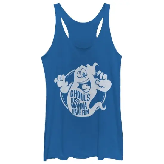 Women's CHIN UP Halloween Ghouls Have Fun Racerback Tank Top image {2}