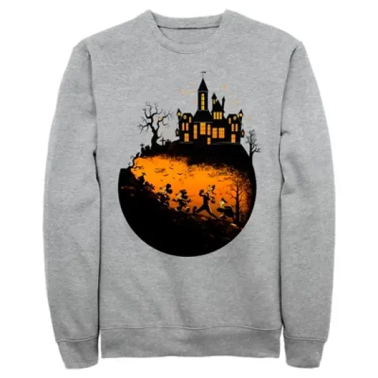 Men's Mickey & Friends Halloween Haunted Mansion Sweatshirt image {3}