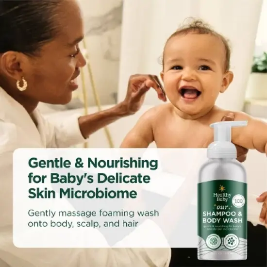 HealthyBaby Our Gentle Shampoo and Body Wash - 16 fl oz image {4}