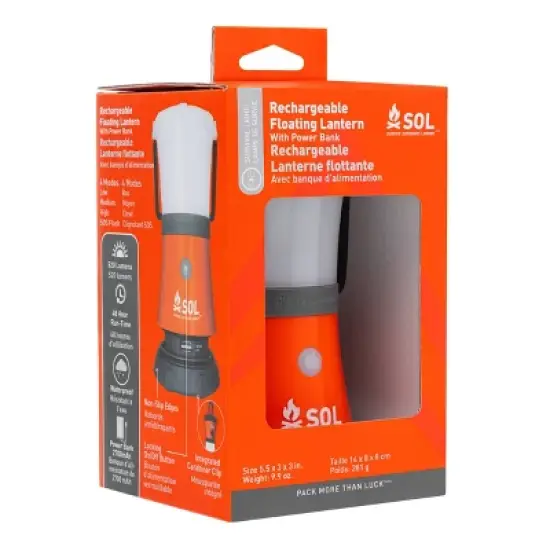 Survive Outdoors Longer Floating Lantern with Power Bank image {2}
