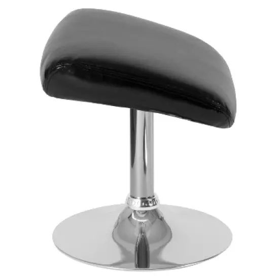 Flash Furniture Egg Series Ottoman Footrest with Chrome Base image {1}