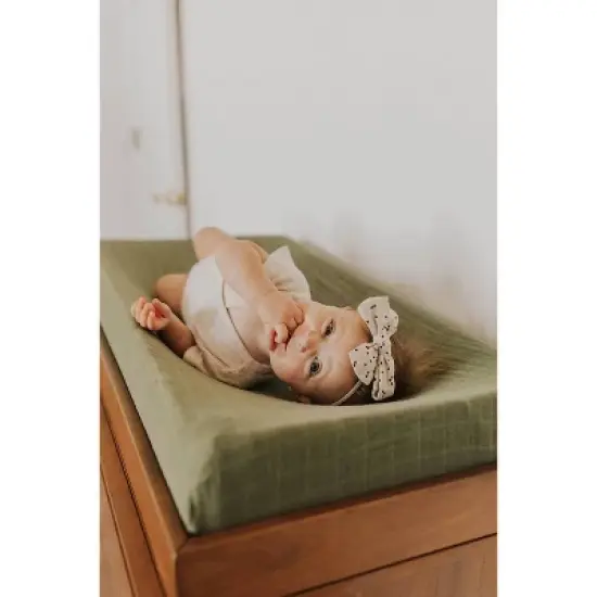 Little Unicorn Cotton Muslin Changing Pad Cover image {1}