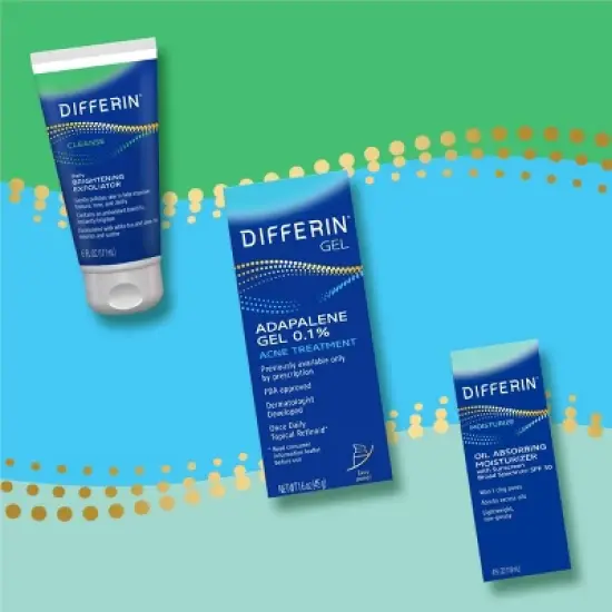Differin Acne Retinoid Treatment Gel Adapalene 0.1% - 45g/1.6oz image {4}