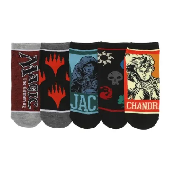 Magic The Gathering Jace & Chandra Women's 5-Pair Ankle Socks image {7}