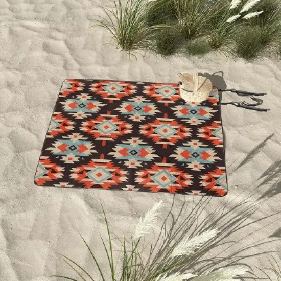 Emanuela Carratoni Boho Ikat Picnic Blanket - Deny Designs image {2}