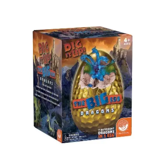 MindWare Dig It Up! Discoveries The Big Egg Dragons - Ages 4+ - Includes 7 Dragons in 1 Huge Egg image {2}