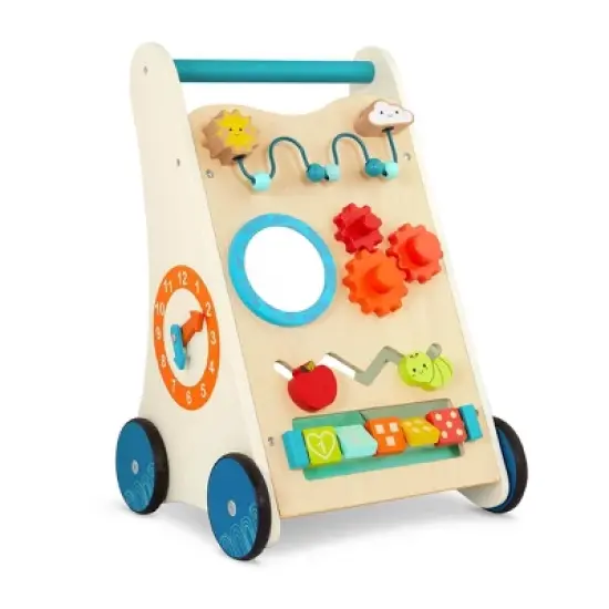 B. toys Wooden Activity Walker - Little Learning Steps image {2}