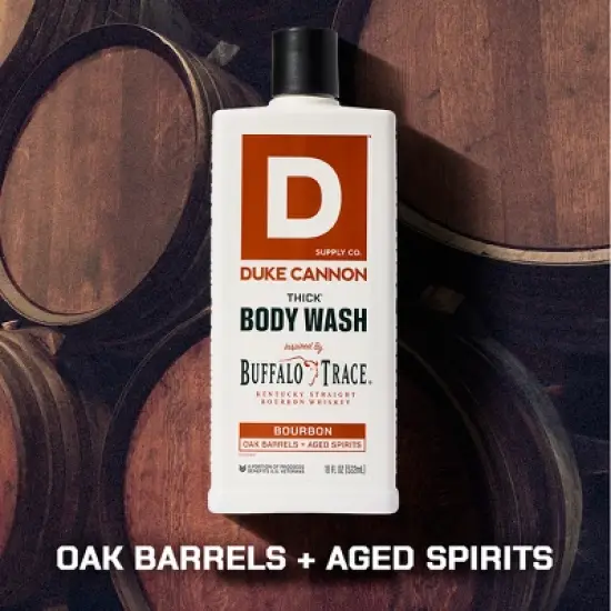 Duke Cannon Supply Co. THICK Men's Body Wash - Buffalo Trace Bourbon - 18 fl oz image {5}