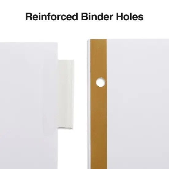 Staples Big Tab Insertable Paper Dividers 5-Tab Clear (13491/11122) 462788 image {3}