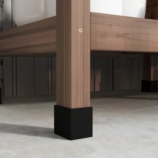 Outsunny Garden Potting Bench Table with Sink, Lockable Storage Cabinet and Open Shelf, Outdoor Planting Workstation with Steel Tabletop image {4}