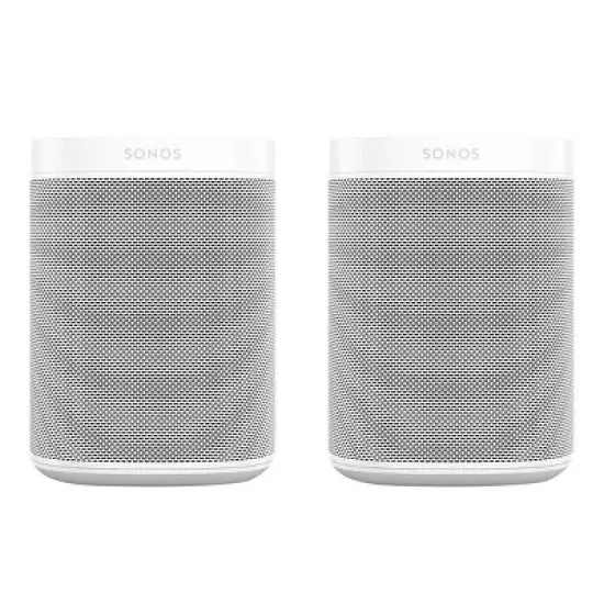 Sonos Two Room Set with Sonos One Gen 2 - Smart Speaker with Voice Control Built-In(Black) image {13}