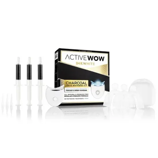Active Wow Ultimate Bundle Charcoal Tooth Whitening System - 15oz/3pk image {3}