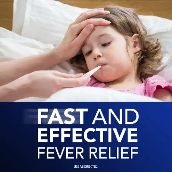 Vicks Kids' Combo Cold & Cough + Fever Syrup - Acetaminophen - Grape - 16 fl oz image {4}