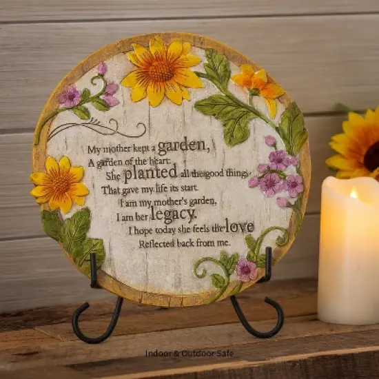 Evergreen Mother Memorial Wishgivers Garden Stone image {5}