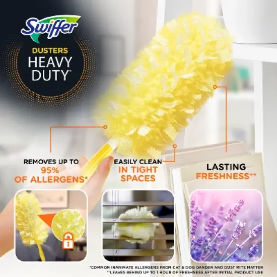 Swiffer Lavender Dusters Multi-Surface Heavy Duty Refills - 11ct image {2}