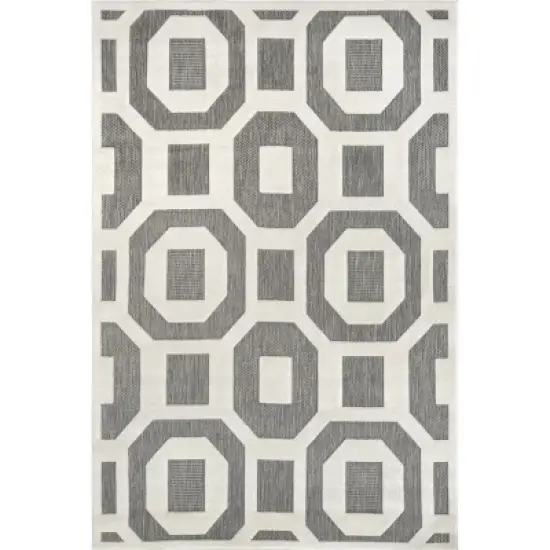 nuLOOM Nicola Transitional Bars Indoor/Outdoor Area Rug image {9}