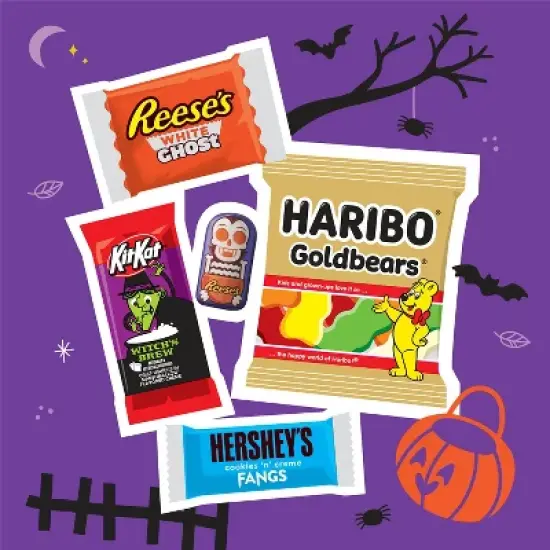 HERSHEY'S Chocolate & Sweets Assorted Trick or Treat Halloween Candy Spell Book Box - 30.51oz/72pc image {4}