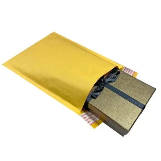 UOFFICE Pack of 2000 Bulk Kraft Bubble Mailers 6.5"x10"- #0 Self-Sealing Padded Bags image {3}