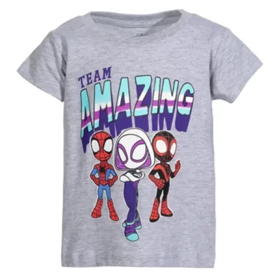 Marvel Spidey and His Amazing Friends Girls 2 Pack T-Shirts Toddler to Little Kid image {3}