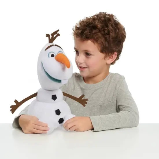 Disney Frozen Laugh Shake & Shimmy Olaf Stuffed Animal image {1}