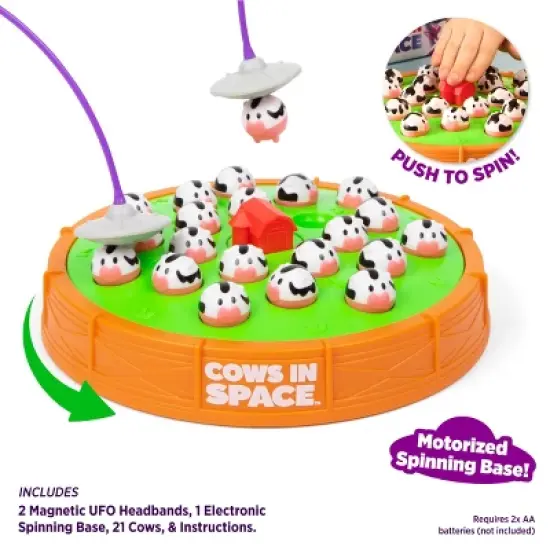 Cows in Space by What Do You Meme?: Educational Electronic Board Game, Animals & Fine Motor Skills, 2 Players image {7}