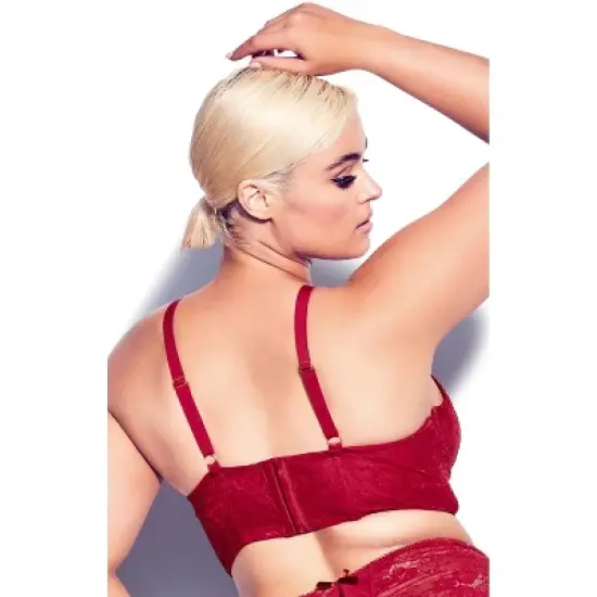 Women's Plus Size Saskia Bralette - pomegranate | FOX & ROYAL image {1}