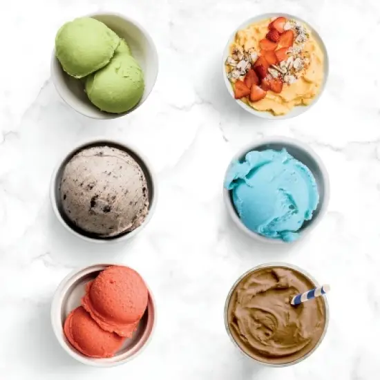 Ninja 4pc CREAMi Pints and Lids XSKPLD4BCD image {7}