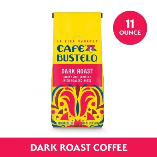 Cafe Bustelo Dark Roast Ground Coffee - 11oz image {1}