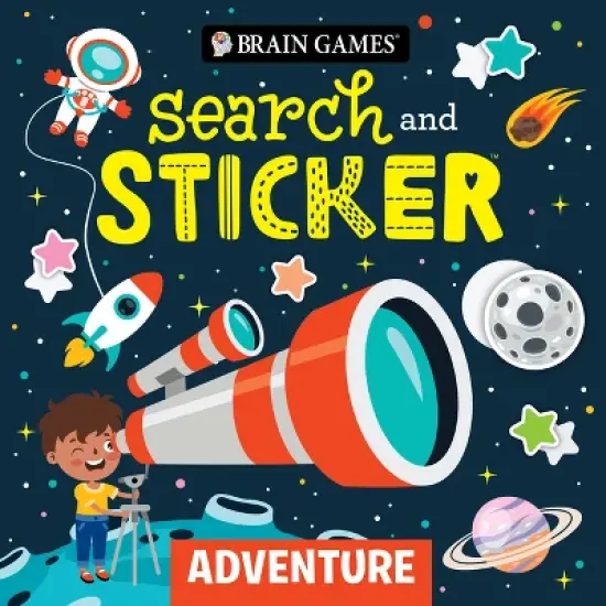 Brain Games - Search and Sticker: Adventure (for Kids Ages 3-6) - by  Publications International Ltd & Little Grasshopper Books (Paperback) image {1}